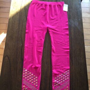 Leggings adorned with glitters